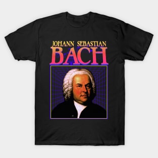 BACH 80's Band Design T-Shirt